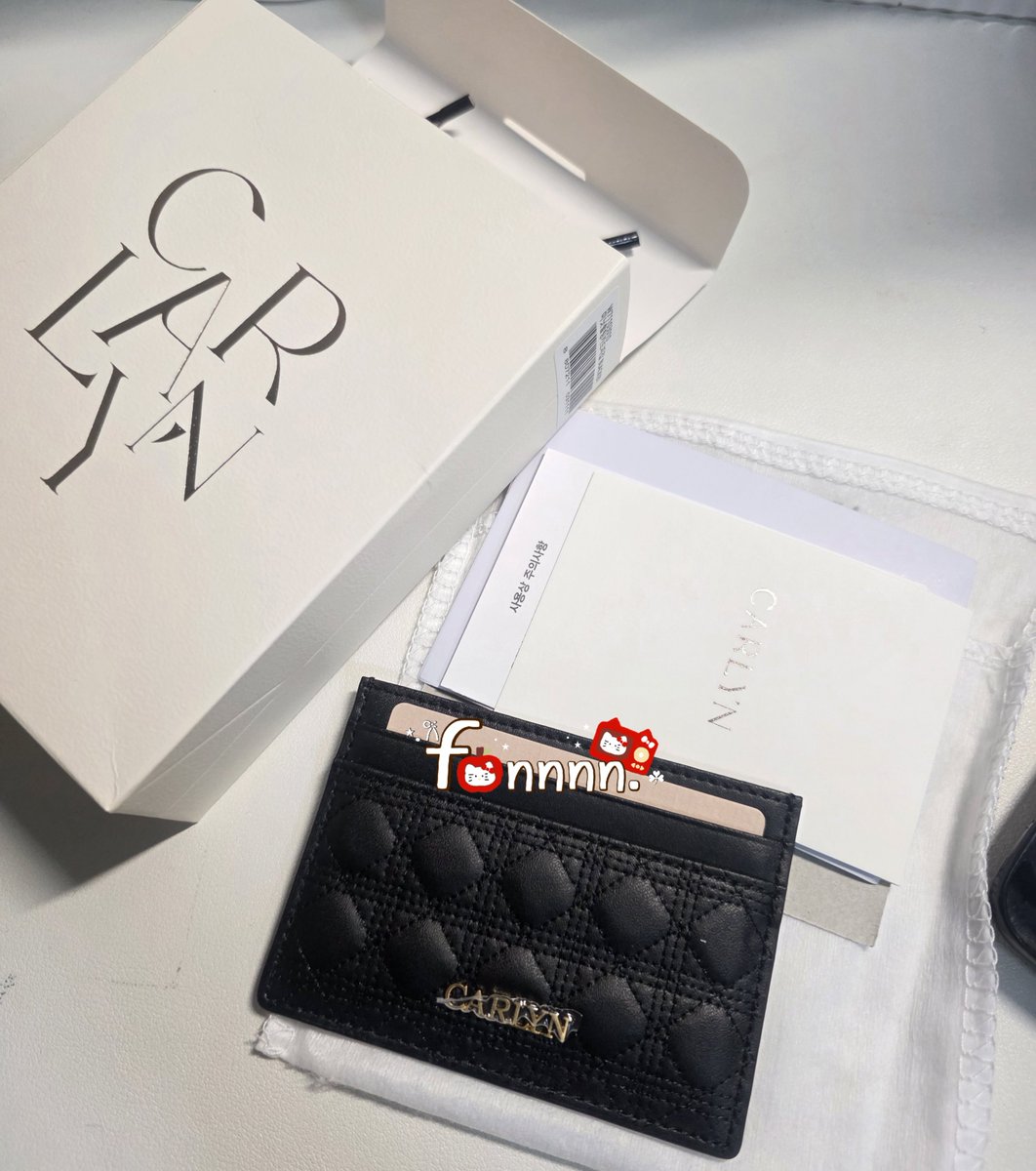 SunlitFonn_'s tweet photo. CARLYN cardholder

 wallet: black 380.-

แท้พรีเกาหลี ใหม่:ไม่เคยใช้
 อยู่ในซองใหม่กริบค่าา💜

พร้อมโอนลดได้น๊า⭐️🥹

#กระเป๋าใส่การ์ด #ส่งต่อเครื่องสำอาง #ส่งต่อกระเป๋า #ส่งต่อเสื้อผ้ามือสอง #ส่งต่อ https://t.co/zmwHu11wnj