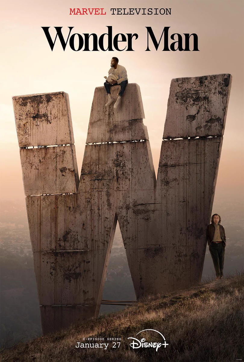 The publicity poster for Wonder Man on Disney+