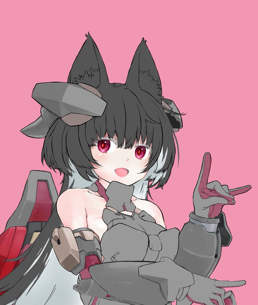U2CK_X's tweet photo. せっかくなので元分を黒ねりちゃんに仕立てます https://t.co/y31xG8hQu5