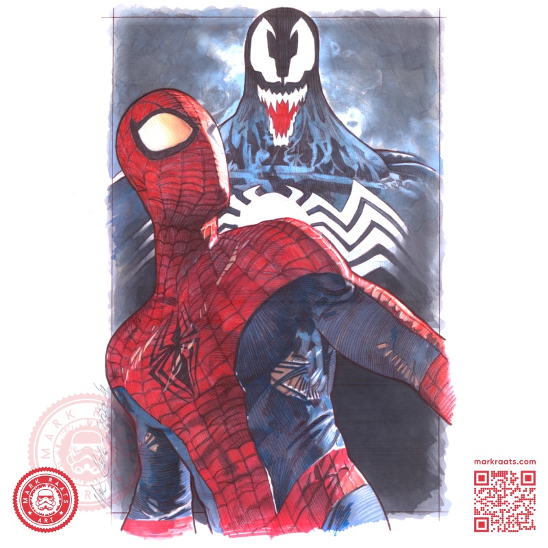 mark_raats's tweet photo. I thought it was time to dust off this Spidey and Venom from the archives.
#spiderman #marvel #marvelcomics #avengers #tomholland #peterparker #movieart #markraats #figurativeart #notdigitalart #artbyhumans #SupportUkraine @tomholland2013 @MarvelStudios https://t.co/jj2SNLHzBr