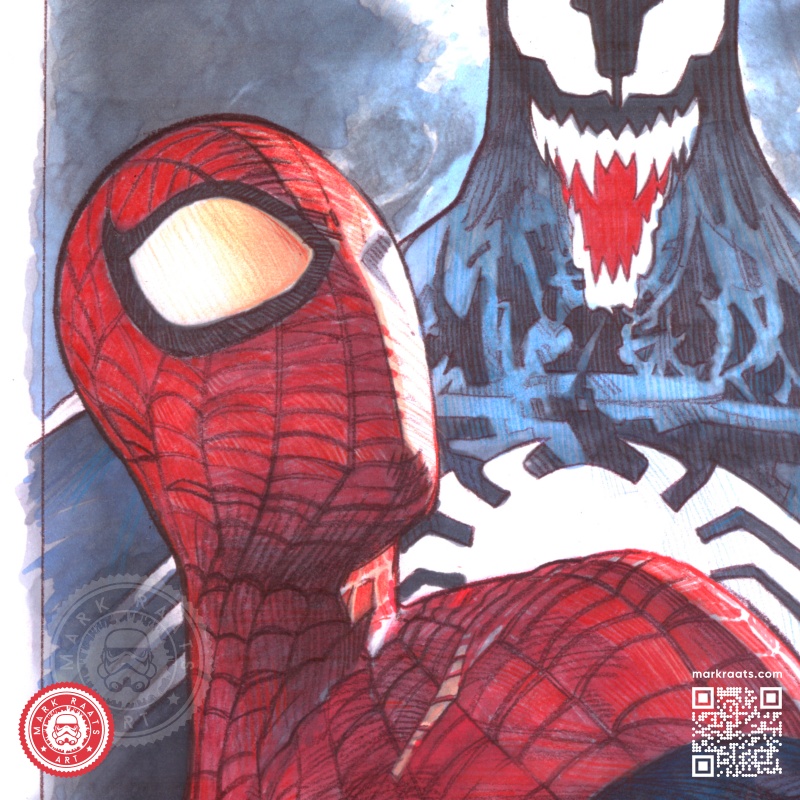 mark_raats's tweet photo. I thought it was time to dust off this Spidey and Venom from the archives.
#spiderman #marvel #marvelcomics #avengers #tomholland #peterparker #movieart #markraats #figurativeart #notdigitalart #artbyhumans #SupportUkraine @tomholland2013 @MarvelStudios https://t.co/jj2SNLHzBr