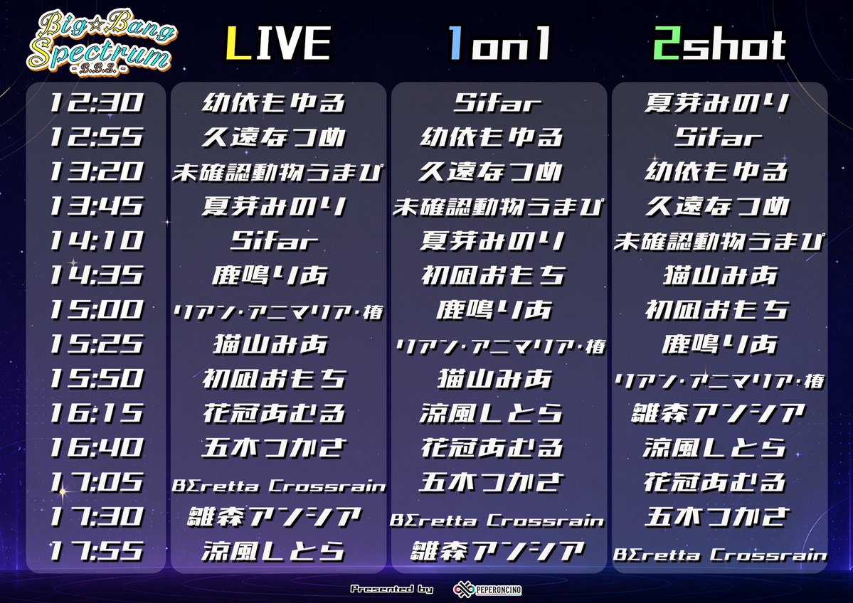 snow_leopard_A2's tweet photo. \ 今週【土曜日】は #BBSLive 🥳💗/
1部は全編3D！2部はディナーショー✨️

12:30~ 開演
17:30~ アンシア出演

1部の現地チケットはなんと完売…！
オンラインでご視聴いただけます✨️
🎫 https://t.co/fysuLpT9a7 https://t.co/GIGDSsmkpp