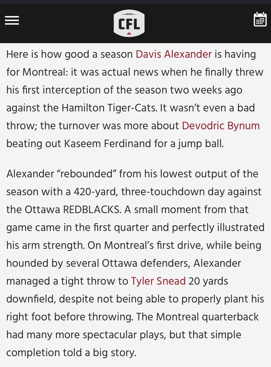 Proplayersagent's tweet photo. 👀 👏👏 #Alouettes #GoAlsGo #CFL #LCF @ChavisDavis7 https://t.co/gtLHoqlwxk