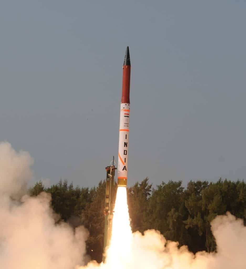 Rudraeyes's tweet photo. 🇮🇳🚨 NEW : AGNI 4 Test Successfully Conducted by Strategic Forces Command from Odisha . https://t.co/zzb885OWw9