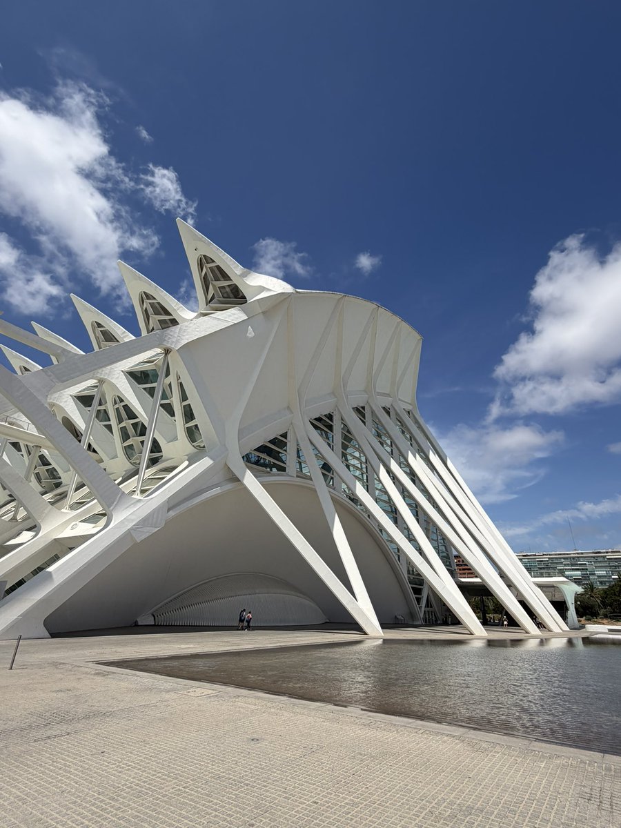 Liberalnedisco's tweet photo. Wyszło Calatravie zagospodarowanie koryta rzeki Turia
Ciudades des las Artes to fenomenalny przykład wizji architektonicznej, przenoszącej człowieka w świat nierzeczywisty, futurystyczny, jak i również pełen wrażliwość i czułości na piękno 
Fantastyczne miejsce w Walencji https://t.co/iQfdTIxcnu