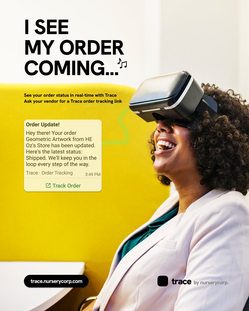 TracebyNC's tweet photo. You shouldn't have to ask your vendor for order updates before you get one. Request a Trace tracking link instead and receive order updates in real-time. No app. Free. See how Trace works: https://t.co/fnJ2pxnpNe https://t.co/dVEUSVe4gC