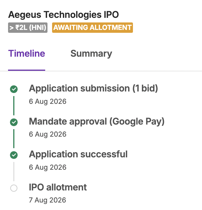 Saangharsh's tweet photo. Applied Aegeus Technologies in last minute. 
- Good QIB number
- Good Financials
- Last 2 solar related ipos listed well (Oneindig &amp; Juniper) https://t.co/nvzPkvgVZv
