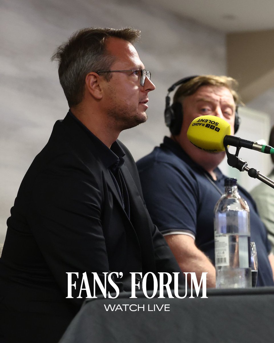 SouthamptonFC's tweet photo. Watch live 📺

The 2026/27 BBC Radio Solent Fans' Forum: