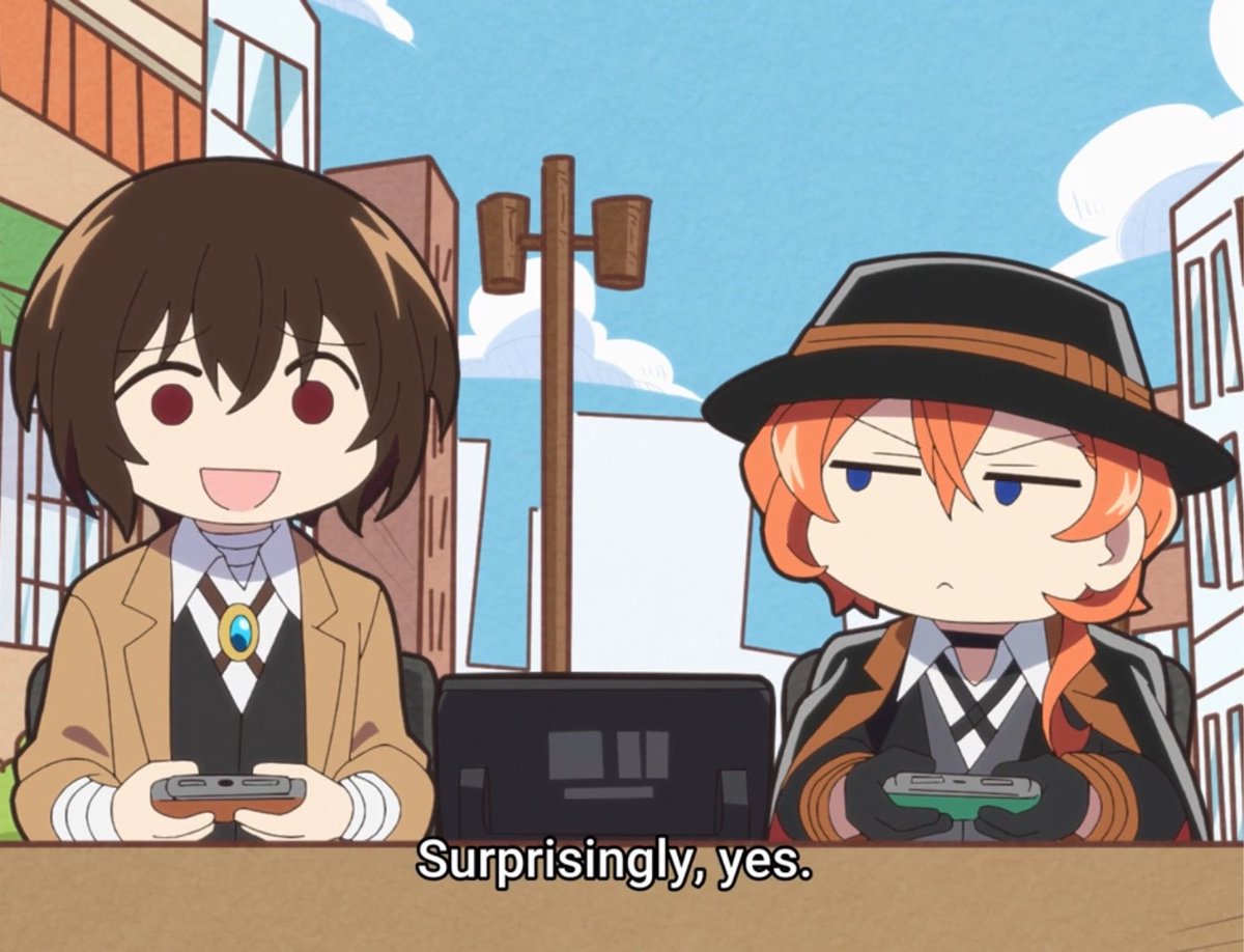 gloomstoevsky's tweet photo. Even Dazai can’t believe that he’s a grown ass man https://t.co/RtDO0VNLYt