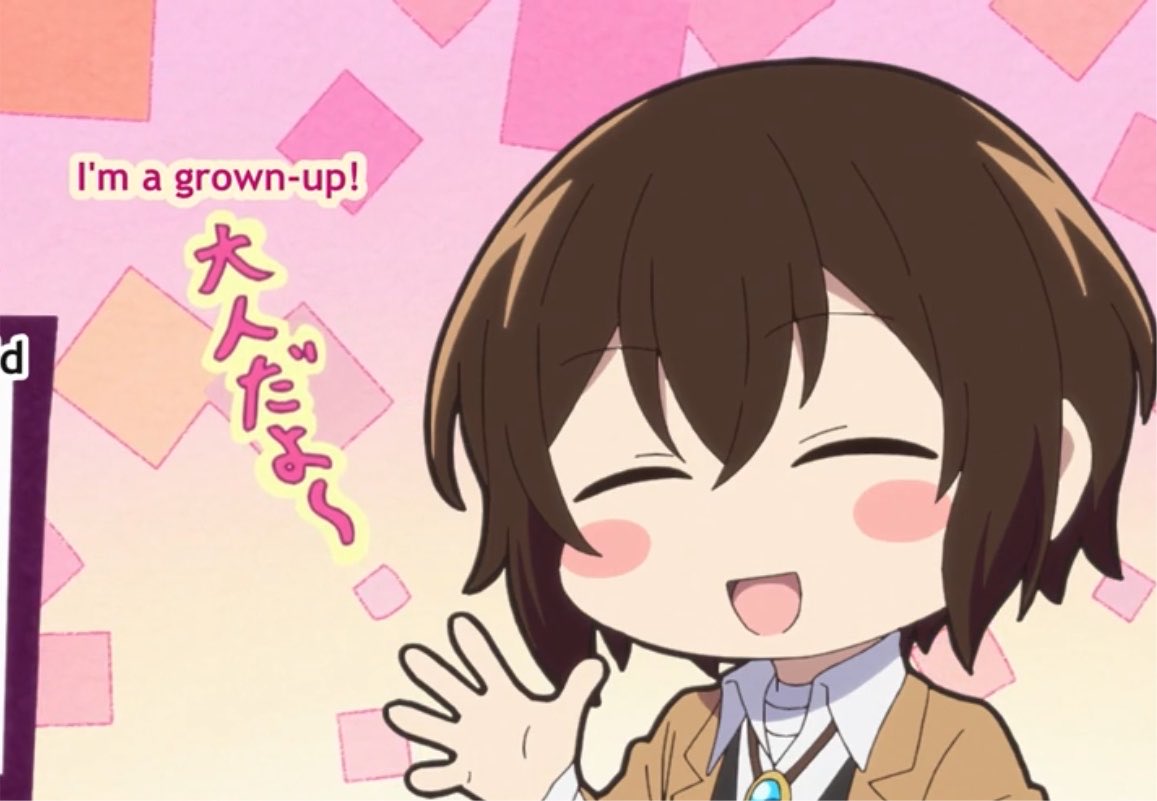 gloomstoevsky's tweet photo. Even Dazai can’t believe that he’s a grown ass man https://t.co/RtDO0VNLYt
