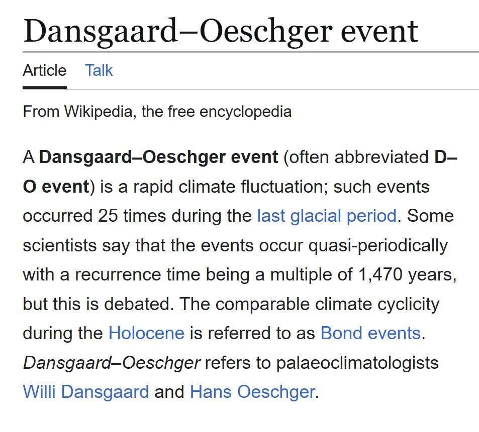 dougplanet's tweet photo. @omgsidewalks If SOME elites believe a greater than 0% chance of a cataclysmic event (Apophis? ECDO? other?), bunkers make sense.

The ruined planet isn't the endgame, just prep for the next phase.

Younger Dryas was just one of about 25 such events in the past 120,000 years. https://t.co/sO86q0TVR5