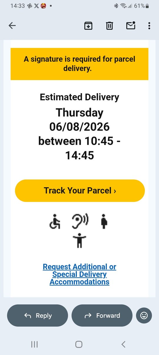 outlawajamundo's tweet photo. @UPS Except it  doesn't really mean this !!!Press tracking and it's never left the depot. Another wasted day waiting for the worst courier company on the planet. https://t.co/CL954K1O8W