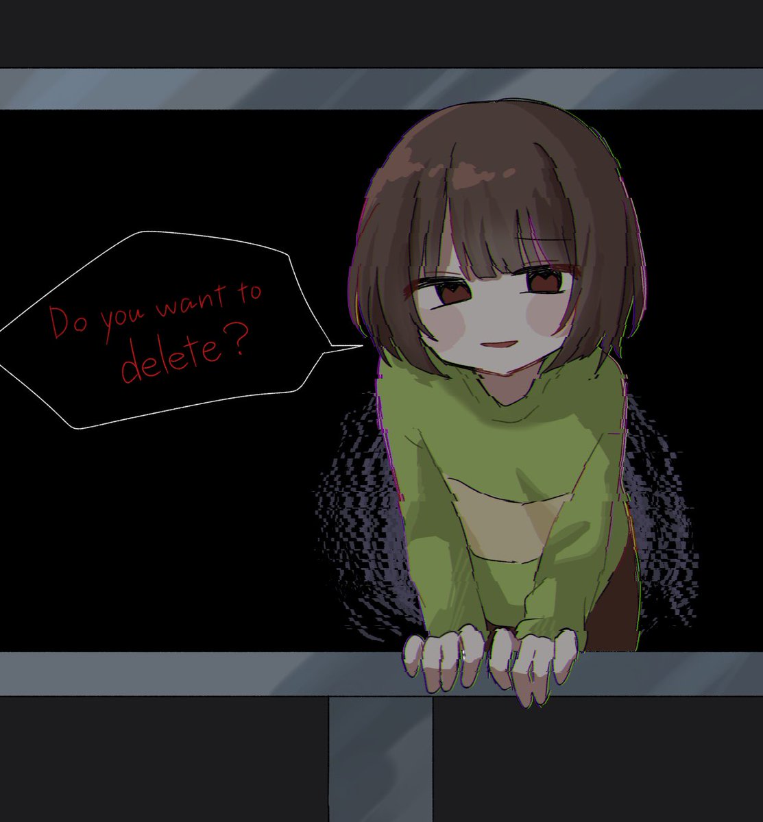 ama87sa's tweet photo. Do you want to delete？
 #UNDERTALE https://t.co/QFmR9ZHFZU