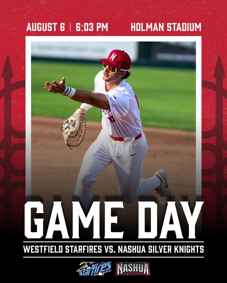 SilverKnightsNH's tweet photo. Home Sweet Holman ⚔️

Grab a half-price beer and catch one of the final home games of the season tonight! 🍻

#SummerKnights https://t.co/kktPmuHsYJ