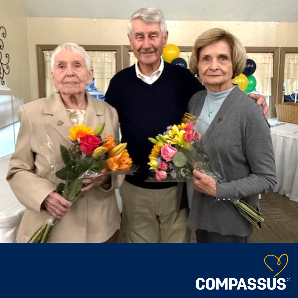 compassus's tweet photo. Mercy Health Hospice of the Valley by Compassus in Youngstown, OH, recently celebrated our incredible volunteers during a special night of dinner and dancing.

Visit Hospice of the Valley at https://t.co/5OUFuXchlv.

#Compassus #MercyHealth #HospiceCare #VolunteerAppreciation https://t.co/FBzNBc2Qtm