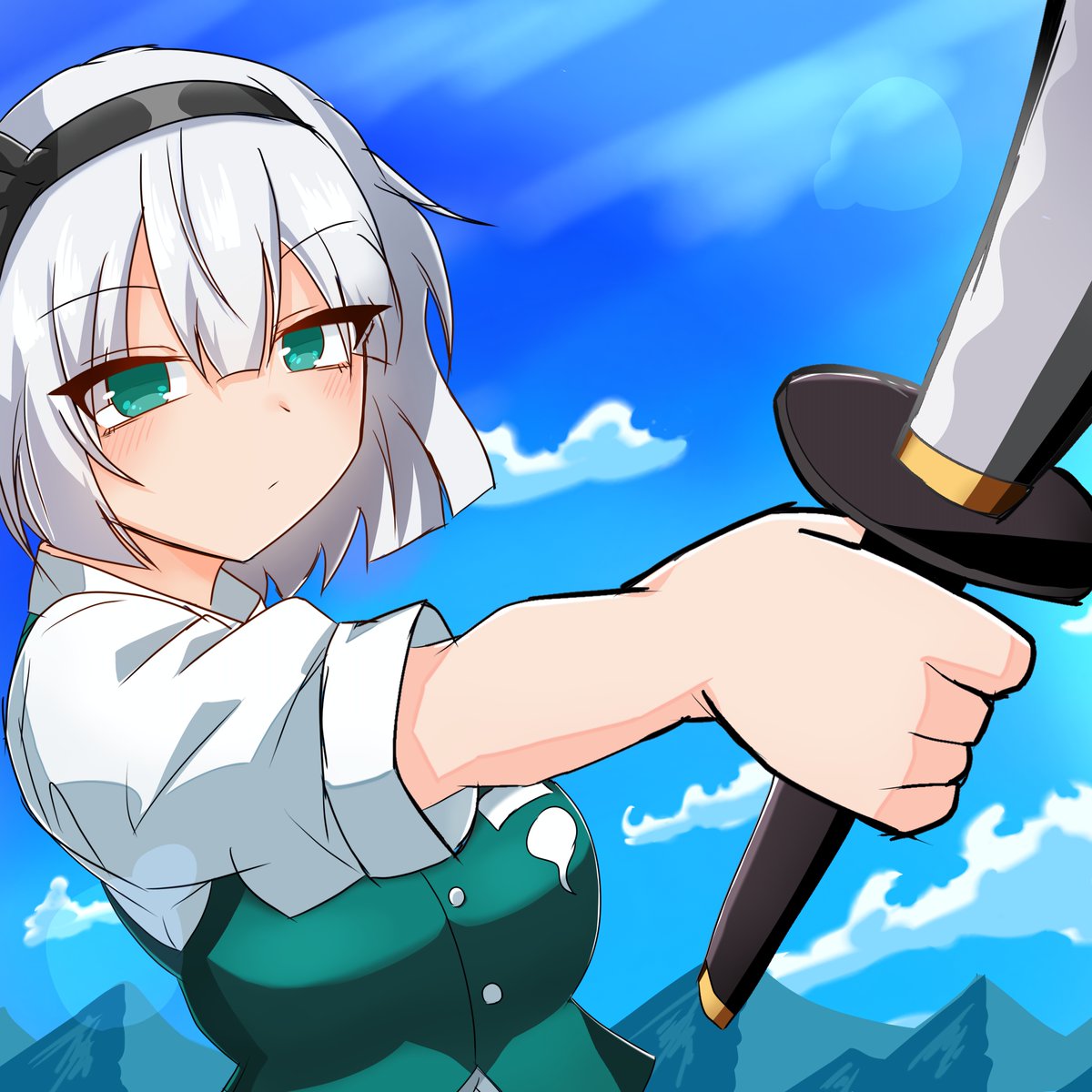 byakuyaart0's tweet photo. 描いたことない構図描いてみたよ
#8月6日は妖夢の日 https://t.co/jg6kIJDuJ9
