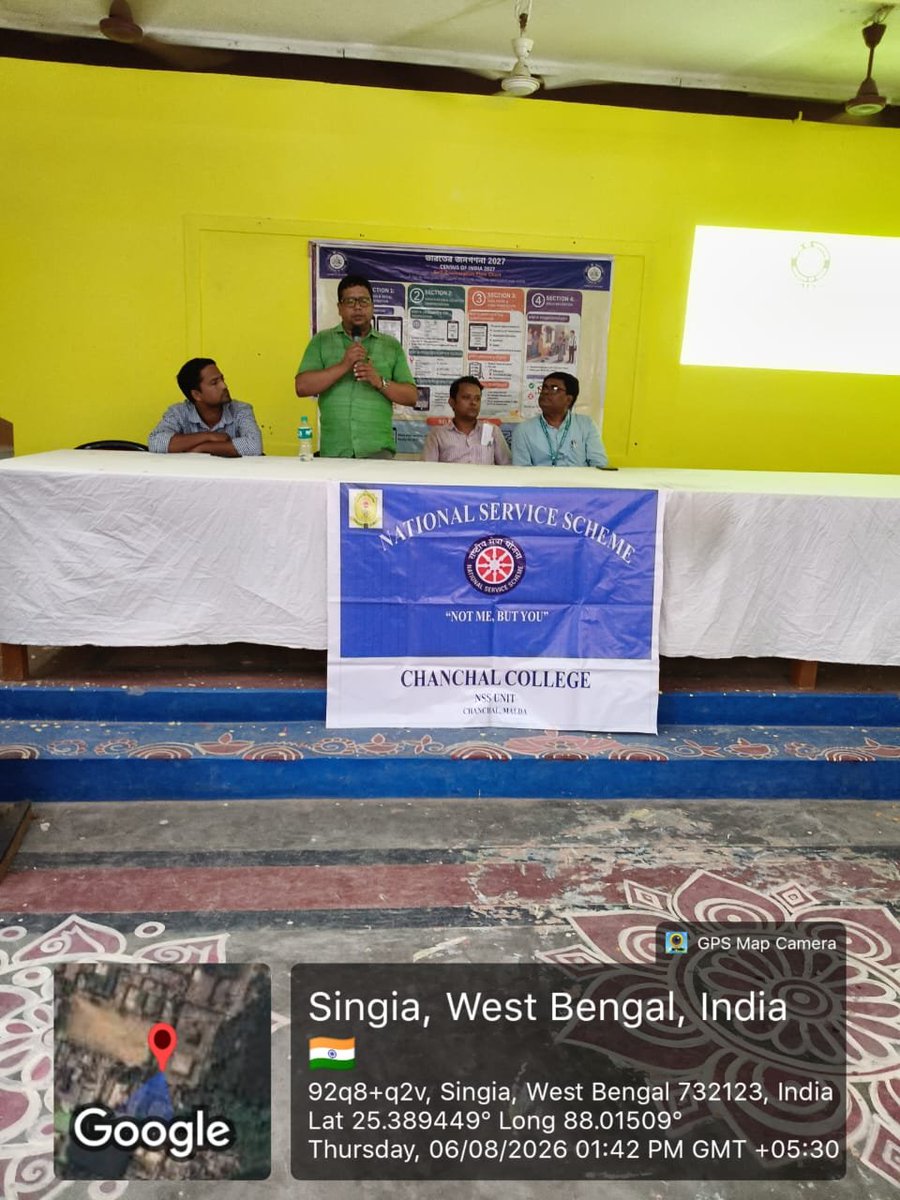 ChanchalNss's tweet photo. A Census Self-Enumeration Camp was organized at Chanchal College by the NSS Unit in collaboration with the Office of the SDO, Chanchal. https://t.co/tPNFt5ZMaZ