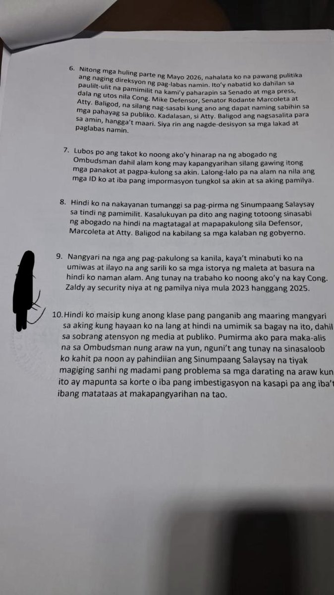 jesusfalcis's tweet photo. 🚨 JUST IN: Rosebert Waupan, one of the 18 Maleta Boys says:

“Pinangakuan kami ni Atty. Baligod ng malalaking halaga pag naging matagumpay ang scam…”

AND MORE PASABOG! 🙀

👇 https://t.co/2TWzpMpS5c