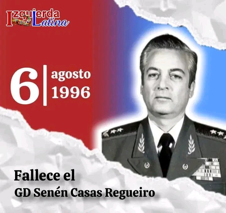 Magyury7's tweet photo. Memoramos la partida física del General de División Senén Casas Regueiro, quien desde muy joven participa en la lucha clandestina y como combatiente del Ejército Rebelde.##TenemosMemoria #CubaViveEnSuHistoría #EducaciónCiegodeAvila #CiegodeAvila #CubaMined @DGECiegoDeAvila https://t.co/uEquTKpteq
