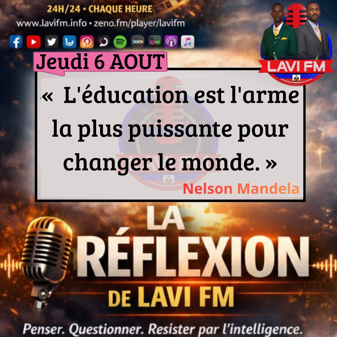 lavifm's tweet photo. LA RÉFLEXION DE LAVI FM https://t.co/JY9IWLcDW0