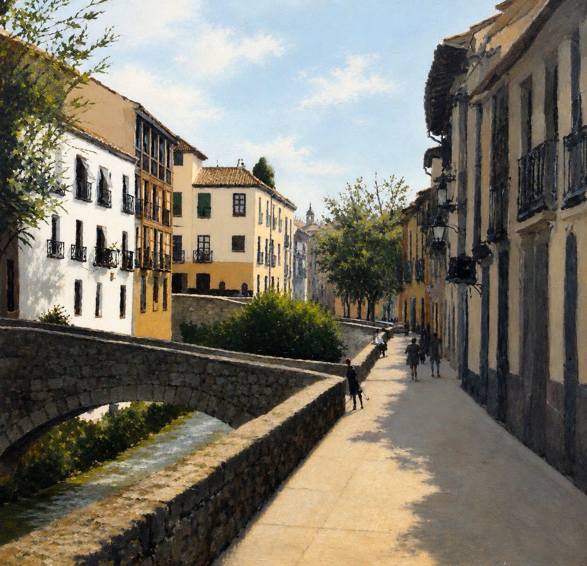 jm_barranca's tweet photo. Granada, la Carrera del Darro
. . . #pintura #oleo #arte #color #dibujo #paisaje #paint #painting #ilustration #colour #ilustracion #draw #drawing #art #oil #darro #oilpainting #gallery #artgallery #puente #carreradeldarro #riodarro #Andalucia #Granada #bridge #landscape https://t.co/339EwZoWlH