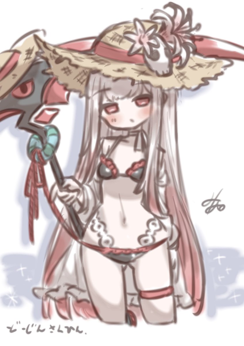 HAO7327's tweet photo. 昨日1時間未満で描いた水着リムちゃんを見てください🏖️ https://t.co/4PT46aE4mD