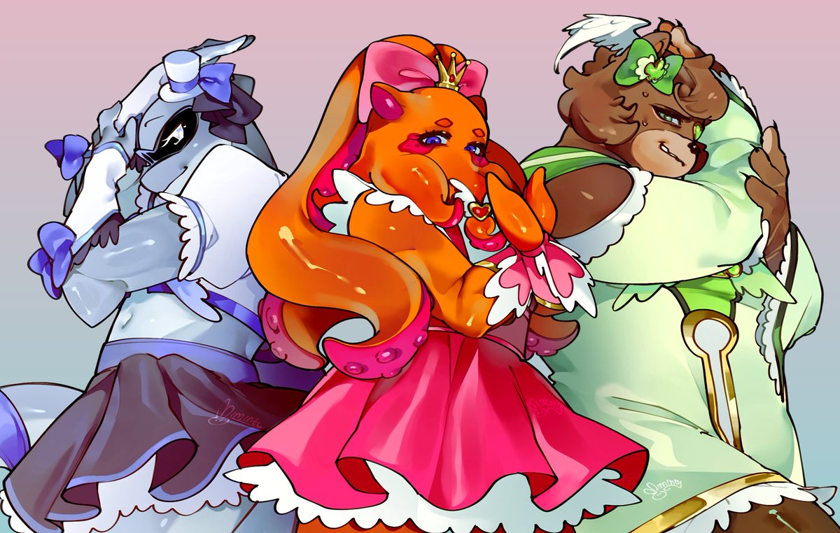mimintyyy_00's tweet photo. I think I watch the wrong Magical girl show..
#Toonsuniverse #Discard #Squiddle #Patcher (+Concept) https://t.co/KR4IwipMsZ