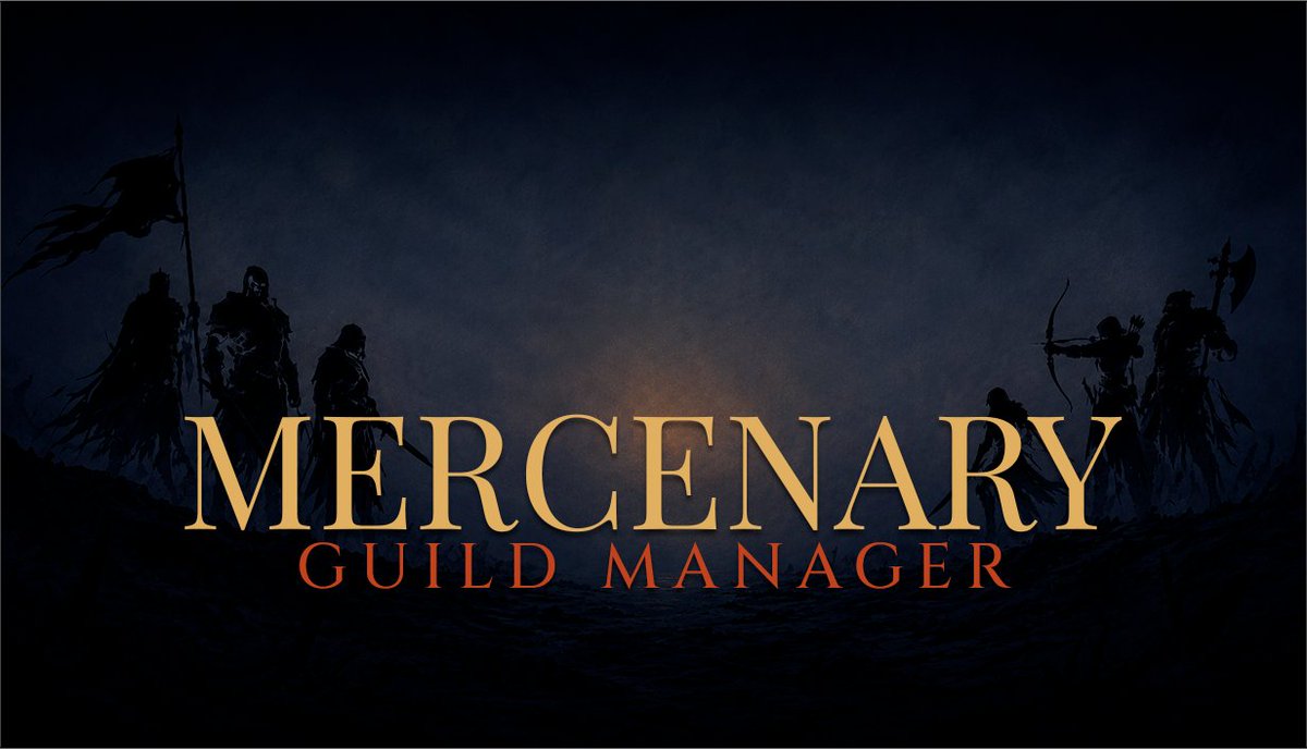 igor_la_silva's tweet photo. Build your guild. Recruit your mercenaries. Survive the consequences.

Mercenary Guild Manager is coming  to Steam.
Wishlist it today:
 https://t.co/hr7BLPEUso 

#GameDevs #indie #textbased #strategy https://t.co/BwcK2L7Gka