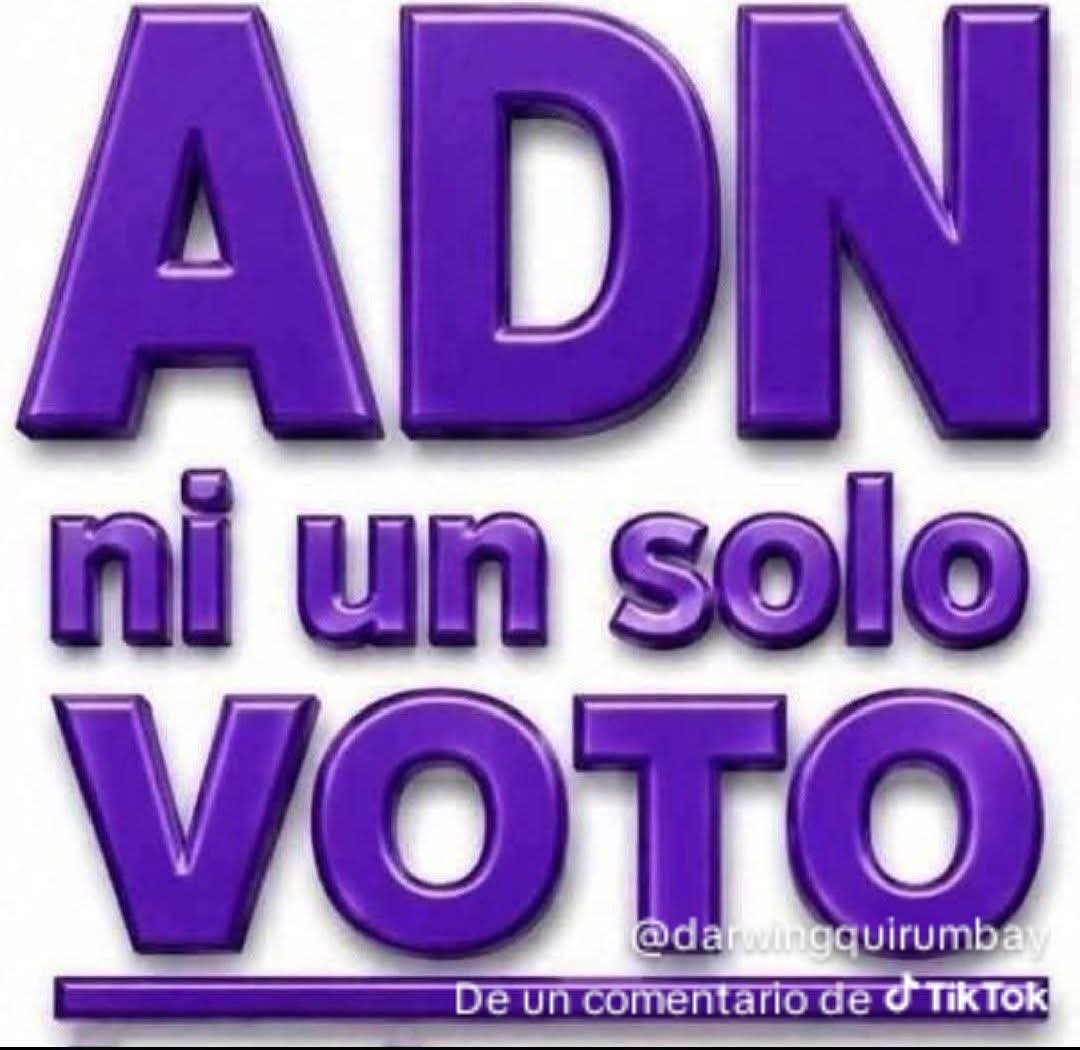 RRueda_Ermel's tweet photo. 🆘NI UN VOTO A LA ASOCIACIÓN DELICTIVA NACIONAL🆘🆘
#ADN
Ecuador no tiene #Presidente, tiene un #Capo. No tiene gobierno, tiene un #Cartel de nombre #ADN (Asociación Delictiva Nacional). Ni un solo voto a la derecha del impostor, corrupto, #DanielNoboa. https://t.co/iGhKG83X4O