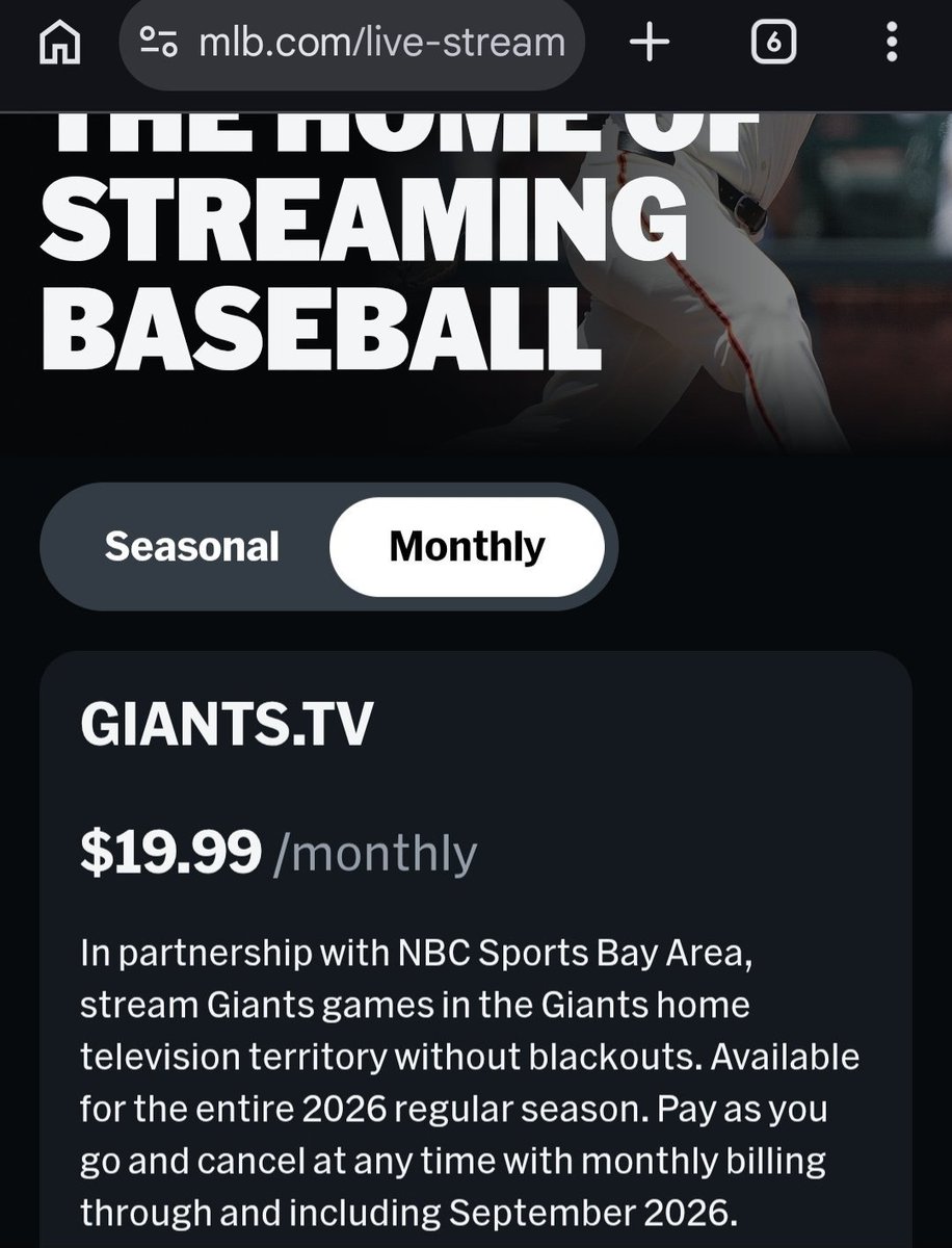 HRsHurtFaces's tweet photo. A sad, short-story every @MLB fan can relate to.

I call it, "Without Blackouts".

Enjoy.

#mlb #sfgiants #blackouts #baseball https://t.co/qRDAAYs3Le