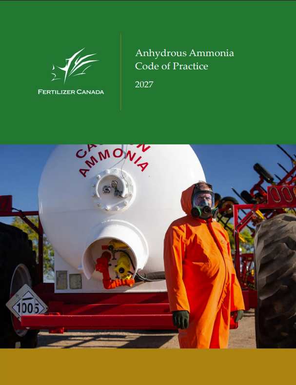 FertilizerCA's tweet photo. Fertilizer Canada has released the updated 2027 Ammonia Code of Practice, demonstrating the fertilizer industry’s continued leadership and commitment to the safe and secure storage and handling of anhydrous ammonia.

Reviewed every five years, the industry-led Code is updated to reflect evolving regulatory requirements, operational best practices and emerging safety considerations. The 2027 edition is the result of a comprehensive review and consultation process, helping ensure certified sites across Canada continue to meet the industry’s rigorous safety and security standards.

The updated Code will take effect on January 1, 2027.

🔗 Review the 2027 Ammonia Code of Practice: https://t.co/VSNZySuLJy