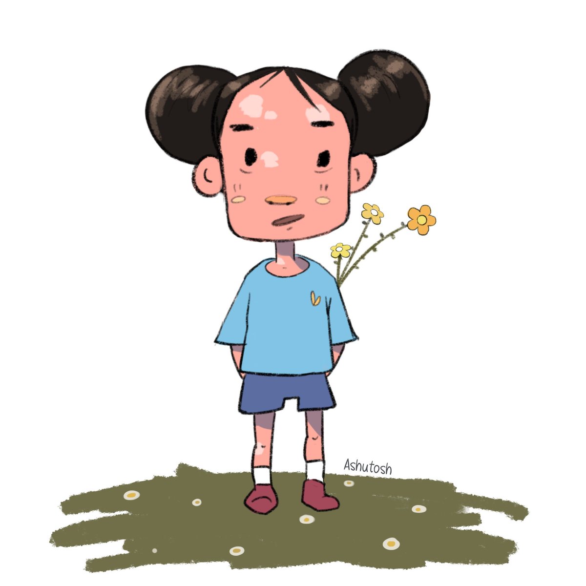 ashutosht82's tweet photo. Kid with vitiligo 

#kidillustration #cartoons #art https://t.co/5GKuO9O1gr