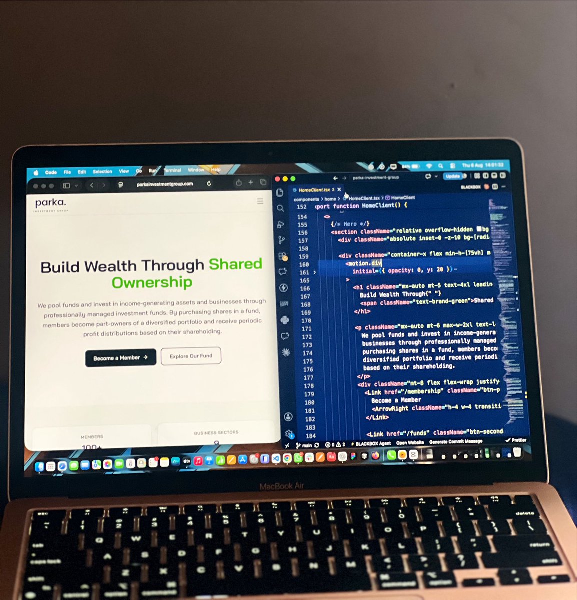 Chibuike035's tweet photo. Wrapping up a project for Parka

Need a website that positions your business the right way and actually converts?

Let's talk.

#BuildInPublic #WebDevelopment https://t.co/CAZgeIcFeQ