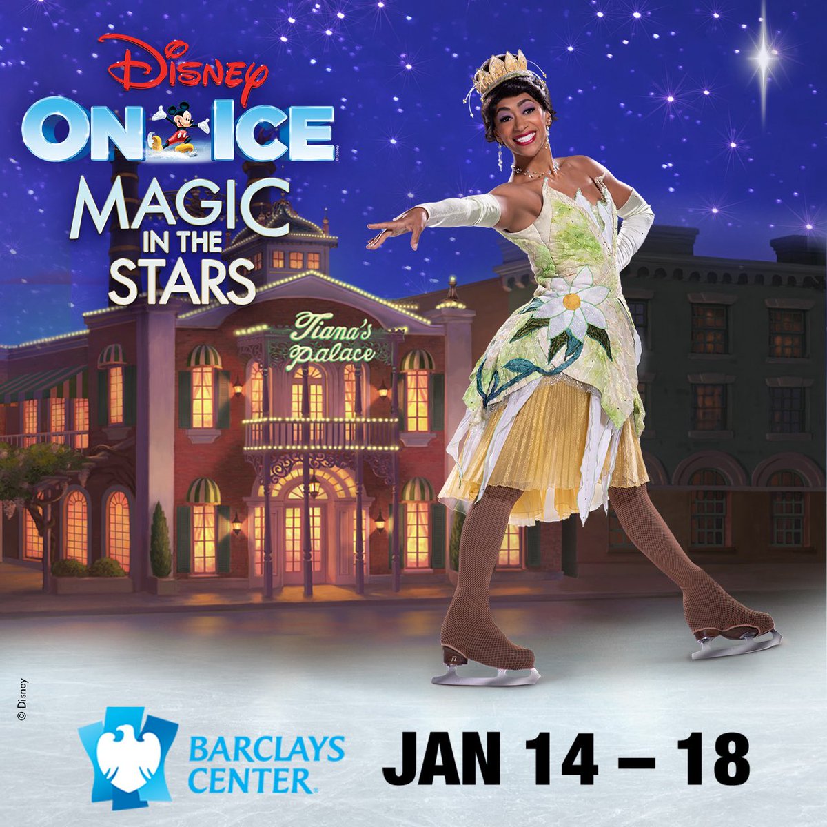 barclayscenter's tweet photo. PRESALE STARTS NOW! Disney On Ice presents Magic in the Stars from January 14 to 18! Get first access to tickets during our presale. Use CODE: BCPRE
🎟️: https://t.co/vhnaxyJaPn https://t.co/wlrA1F0QLO