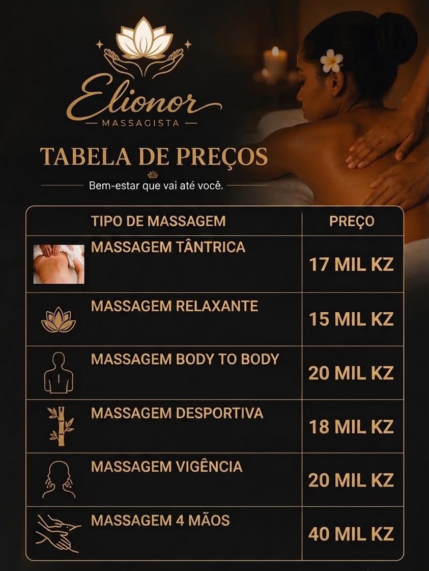 Elionor187's tweet photo. Precisa de um momento para relaxar? Marque já a sua sessão! 📲 +244 957908271
#massagem 
#luanda
#relaxante
#bodytobody https://t.co/AuiTODBkNV