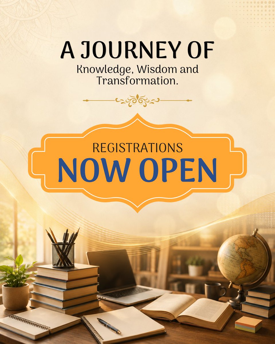 bapsresearch's tweet photo. 🎓 Explore Timeless Knowledge Through Structured Learning

Brahmavidya Adhyayan is a structured one-year online program designed to introduce learners to the philosophy, literature, traditions, and intellectual foundations of Sanātana Dharma.

https://t.co/NgxZ0vtnit https://t.co/t3cySeerSU