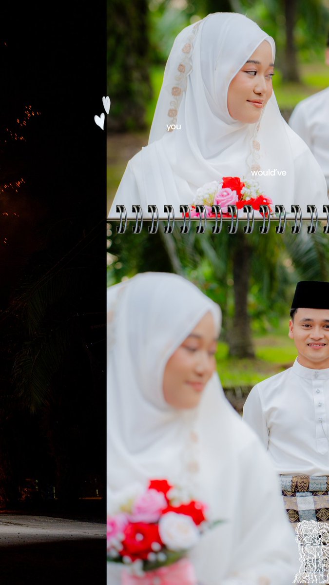 Izzygonecrazi's tweet photo. Aina &amp; Luqman https://t.co/858Troa6H3