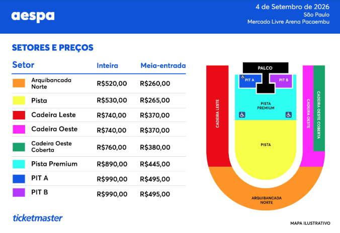ftLoue10's tweet photo. Vendo 1 ingresso arquibancada norte, inteira para o show do aespa em São Paulo.

Faço por R$ 500,00

#aespa #showaespa #aespabrasil https://t.co/ifmgn7NsN3