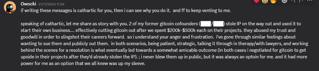 King_Gitorah_'s tweet photo. @owocki Another round
@owocki
@colton_art
@mathildawrites
@CoachJishere
@viriya_laura
@gitcoin 

Need answers, credit and payment

Also trying to locate the current registered office / address of the Gitcoin Foundation (Cayman Islands) for legal correspondence

https://t.co/YRv8vewdF3 https://t.co/zEJfGl3Mz4