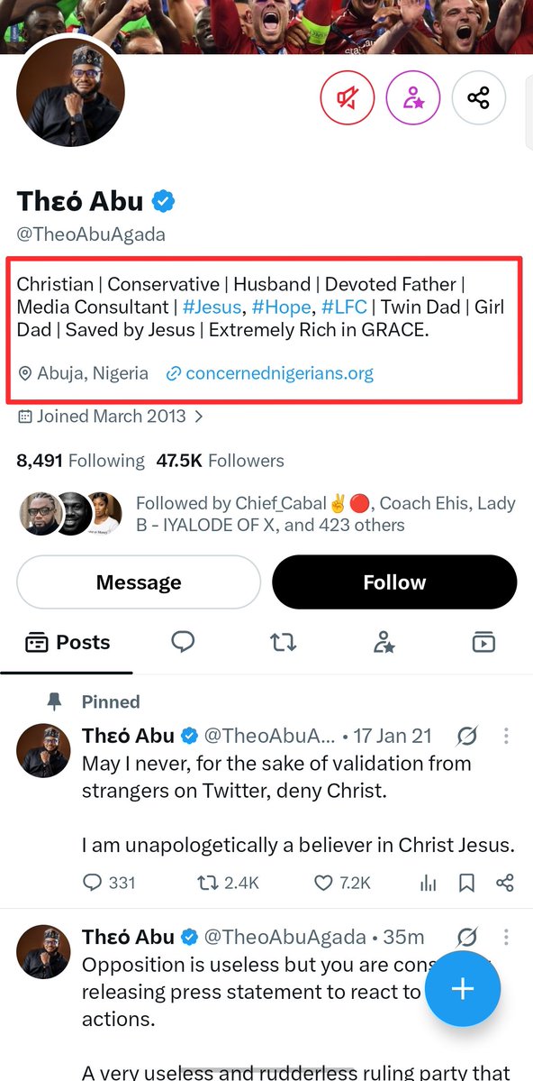 BlazeRegent's tweet photo. The appointment of this man as NDC’s New Media and Strategic Communications chief is not just a joke. It is a public confession of contempt.

In one full week the party’s official mouthpiece has barely whispered the name NDC. In the last 24 hours alone he has sprayed tens of tweets like a man possessed, yet not one single sentence enlightens anyone about the party, its plans, or its future. Not one. Instead, he has reserved his energy for the only consistent labour he seems to enjoy: attacking Obidients who share the same political roof with him, while those same people keep reminding him of the job he was handed and still refuses to do.

His bio remains sterile. No NDC. No allegiance. Nothing. A man so ashamed of the house he was invited to clean that he will not even write its name on the door. One begins to wonder whether he was forced into the role the way a child is forced to swallow bitter medicine, or whether the “supreme leader,” in his infinite wisdom, deliberately selected a man whose heart is already full of quiet resentment so that the party can keep bleeding from the inside.

There are hundreds of loyal hands who would have taken that same assignment and turned every stone, every platform, every hour into pure projection of the party’s cause. Yet the choice fell on a bitter spirit whose greatest talent is manufacturing more enemies within the same camp.

A proverb says: when you put a man who hates the farm in charge of the harvest, do not be surprised when the yams start rotting in the soil.  
This is not leadership. This is sabotage dressed in official title.

© @BlazeRegent