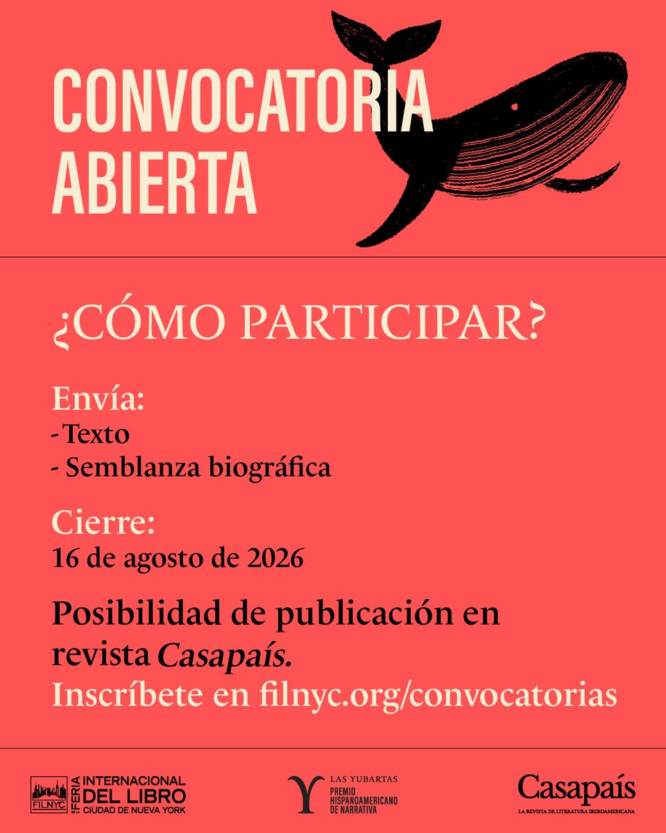 TrabalisEd's tweet photo. la Feria del Libro de NYC, el Taller Las Yubartas abren su convocatoria para escritor@s, traductor@s interesados en trabajar de manera cercana con editor@s en el proceso de revisión, edición y preparación de una obra en proceso. Del 5 al 16 de agosto.
 https://t.co/EOsQYzC5s5 https://t.co/G94lKJChzH