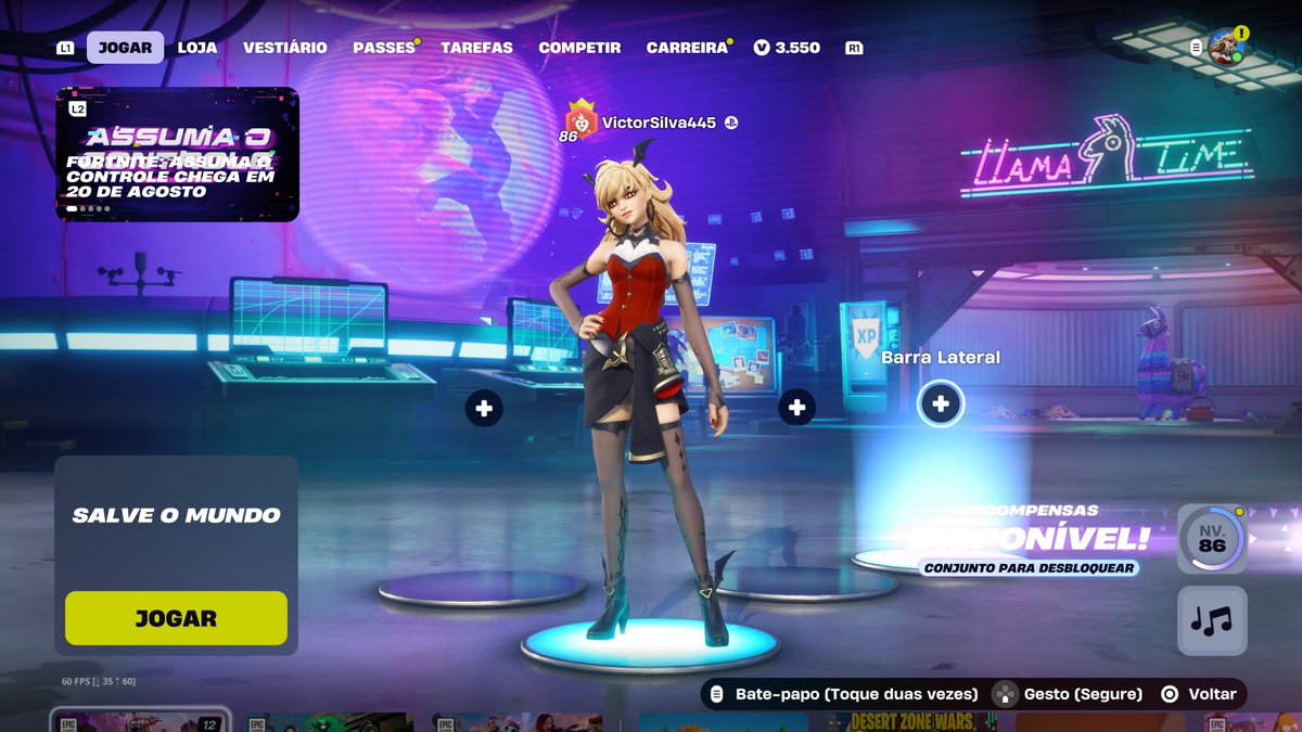 M_Victoor_S's tweet photo. Bom dia @v4ndeee 
Já adquiriu os vbucks pra essa linda? https://t.co/w5ZuTz2fCJ