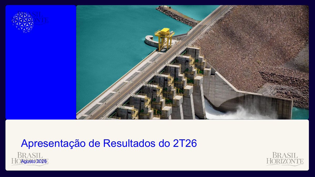 brasilhorizont's tweet photo. 📢 Comunicado ao Mercado | #ELET3 - CENTRAIS ELETRICAS BRASILEIRAS SA

AXIA Energia divulga resultados do 2T26:

📈 EBITDA Regulatório Ajustado de R$ 6,683 bilhões, alta de 21,5% vs 2T25.
📈 Lucro Líquido IFRS reverte prejuízo de R$ 1,325 bilhão (2T25) para R$ 1,469 bilhão (2T26).
🏗️ Investimentos totais de R$ 3,117 bilhões no trimestre, crescimento de 52,6% vs 2T25.
💰 Alocação de capital de até R$ 3,7 bilhões no 2T26 para retorno aos acionistas e M&A.
✅ Migração para o Novo Mercado da B3 e conquista do Selo Pró-Ética 2025/2026.

🔗 Receba notificações dos seus ativos: https://t.co/ua4JApnyI6