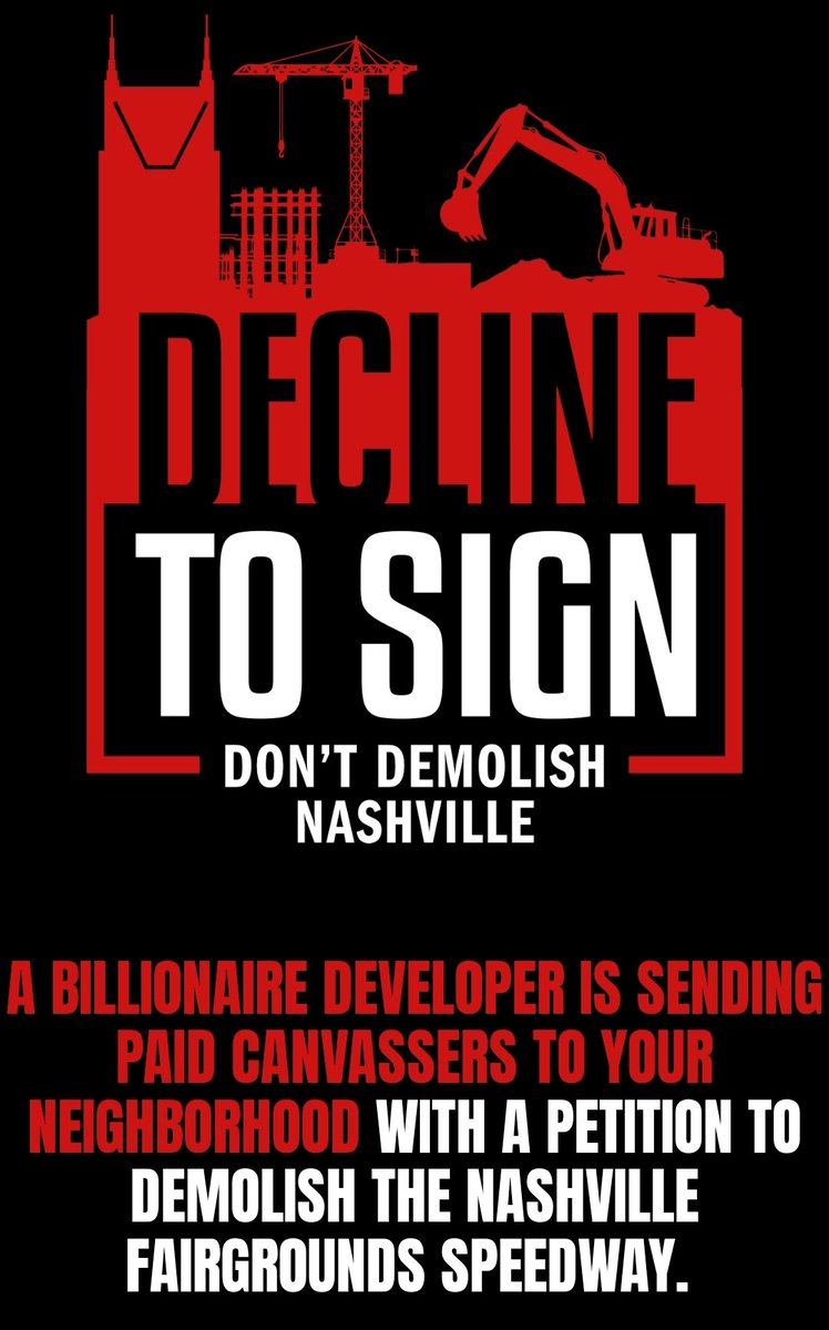 BestNashTransit's tweet photo. Don't sign the fake 'affordable housing' petition today. It's a trap!

@declinetosigntn https://t.co/qWNeMBHP81