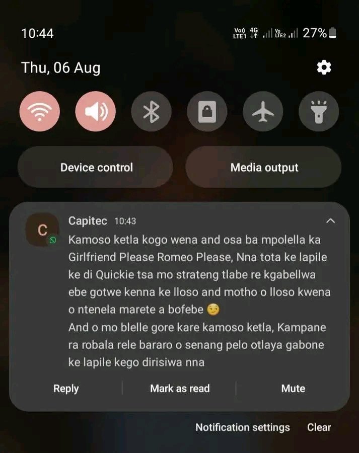 TshepoBacela's tweet photo. E kwatile Capitec yanong 🤭🙆🏻‍♂️🤣🤣 https://t.co/qgN8embi5h