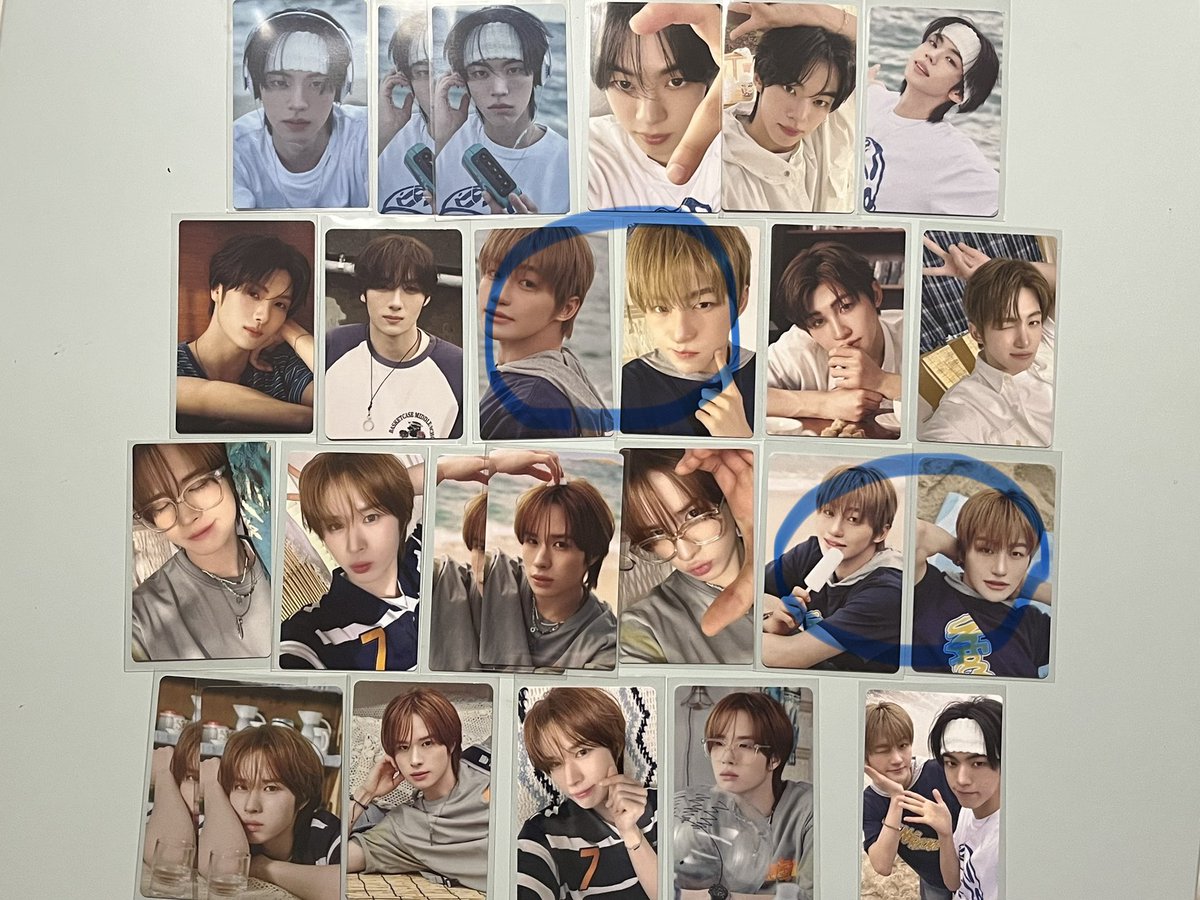 laqi_s's tweet photo. @72_414s こんばんは初めまして検索よりお声掛け失礼致します🙇🏻‍♀️ 当方画像のハンジン所有しているのですがジフンとの交換可能でしょうか？画像お借りしまして🔴>🔵の順で求めております。ジフンでしたらどの絵柄でも大丈夫ですのでご検討頂けると幸いです🙇🏻‍♀️
郵送でのお取引希望しております https://t.co/93Ae0ktNuf