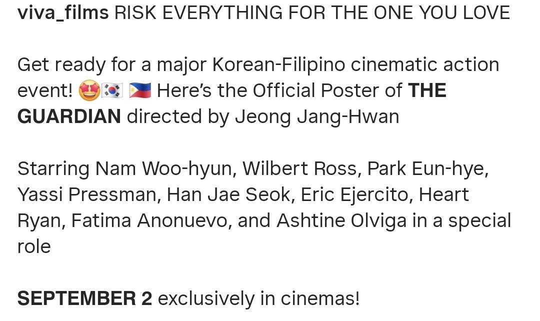 ifntinfo's tweet photo. [INFO] 260806 INFINITE Woohyun "The Guardian" Movie

📌 In cinemas September 2 in the Philippines

#인피니트 #우현 #남우현 https://t.co/txTtRnfXuo https://t.co/OLssMkUwgL