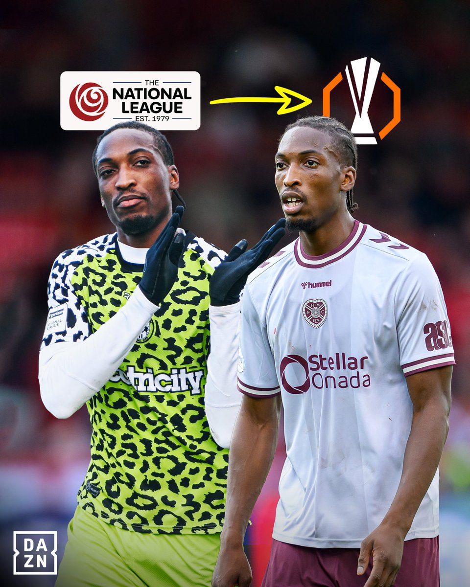 DAZN_NationalLg's tweet photo. Laurent Mendy spent last season playing for Forest Green in the National League before making the move to Hearts in the Scottish Premiership this summer. 🏴󠁧󠁢󠁳󠁣󠁴󠁿

Tonight, he could make his European debut as Hearts travel to Benfica in Europa League qualifying. 👏 https://t.co/LqUHfQCUVy