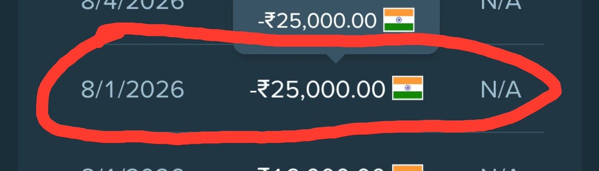 ChauRaju's tweet photo. @StakeUsa @Stake @StakeEddie
 I have ₹25,000 INR stuck in my Stake account. I initiated the withdrawal on 1 August 2026, but I still haven't received the funds. The withdrawal status shows "Successful," yet the money has not been credited to my bank account. Please look into this issue. https://t.co/av3UMO4FAp