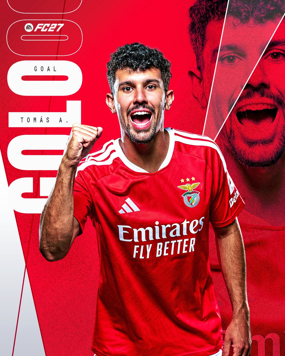 SLBenfica's tweet photo. GOOOOOOLOOOOOOOOO!!!! TOMÁS ARAÚJOOOOOOOO!!!!!

🔴 2-0 ⚪ [23'] #SLBHMFC https://t.co/ylpQbckCju
